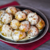 baby potatoes in Garlic sauce
